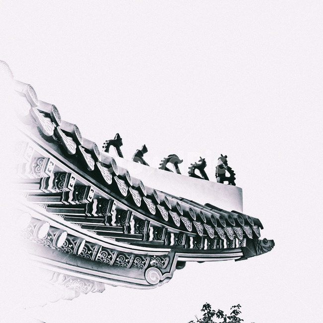 어처구니,궁,지붕,건축양식,한국적,경복궁,한국전통,한국문화,korean traditional,korean culture,흑백,모노톤,monochrome,black and white,건축물,건물외관,exterior,building,structure,architecture,construction