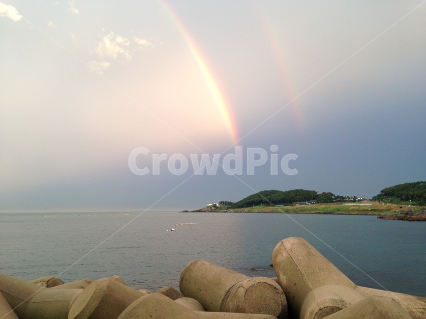 nature,자연,outdoors,옥외,해안선,shoreline,므지개