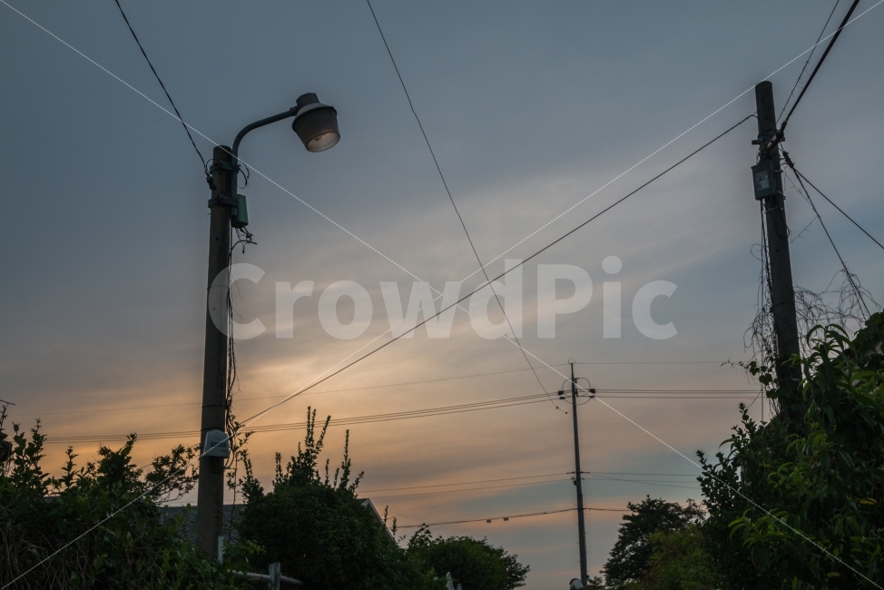 풍경,노을,시골,거리,하늘,산업,industry,industrial,에너지산업,energy industry,utility pole,전신주