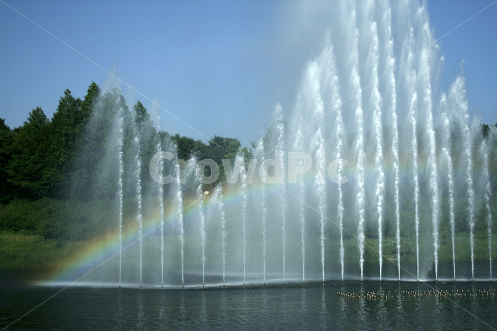 호수,여름,식물,물결,공원,분수,무지개,하늘,자연,풍경,nature,landscape,water,물,fountain