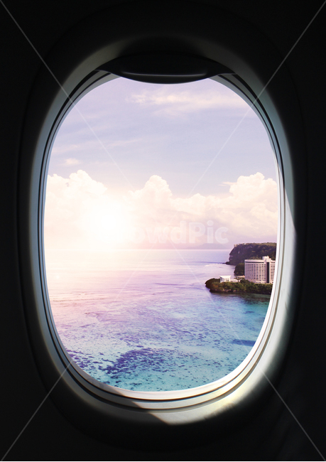 window,하늘,그림자,비행기,휴가,여행,바라보다,실내,멋진,눈부신,이륙,착륙,날다,유리,창문,탑뷰,꿈,비지니스,출장,수면,자연,물,힐링,계절,바다,섬,태양,빛,노을,일출,일몰,괌,미국,호텔,콘도,교통,교통수단,traffic,transportation