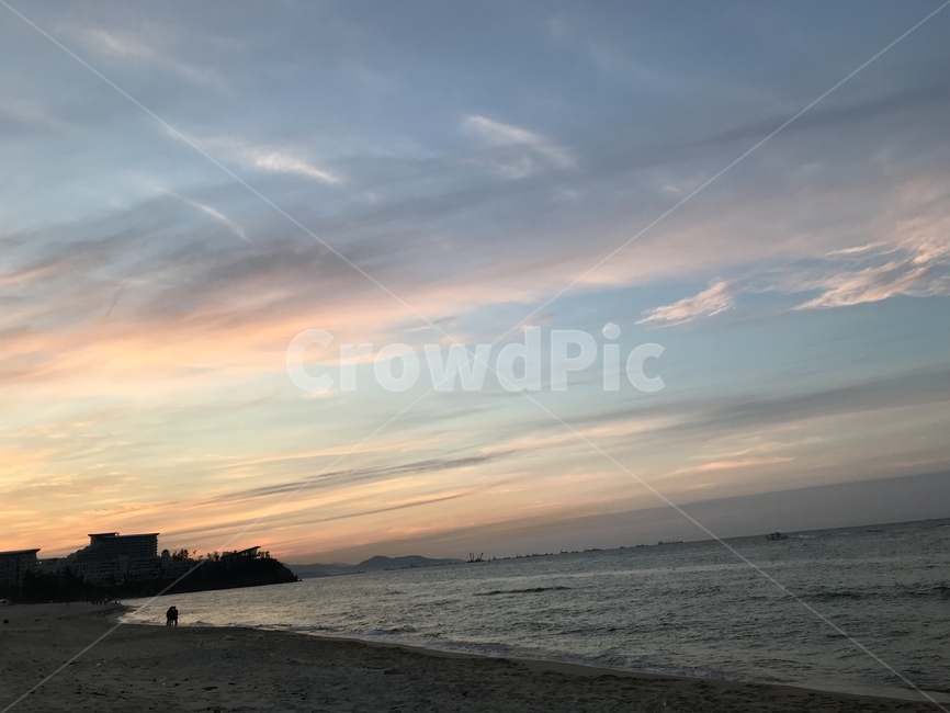 삼척,동해,바다,노을,해수욕장