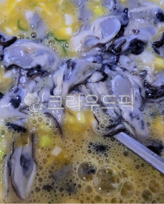 Oyster excavator material,seafood,cave,ingredient,egg,cook,food,dish,Spoon,petrification,ingredients,raw oysters,cooking,Guljeon