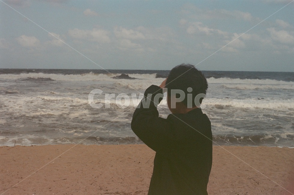 사람,뒷모습,자연,nature,바다,outdoors,ocean,대양,water,물,사람,인물,인간,human,person