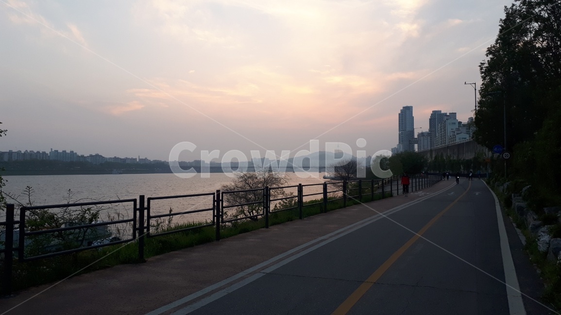 도로,road,아스팔트,asphalt,난간,강변,한강,물