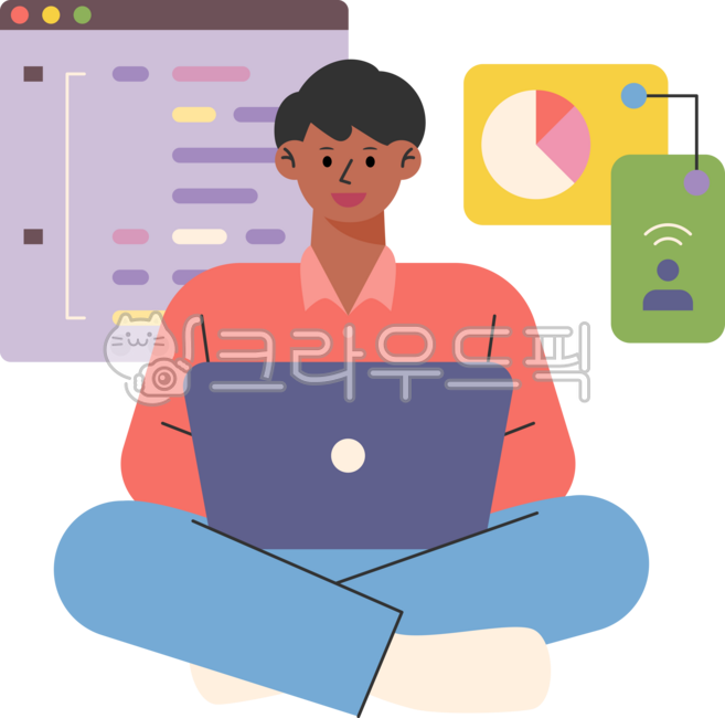 cute,simple,illustration,coding,developer,people,simple,concept,composition,computer,web,programmer,app,app,huge,large