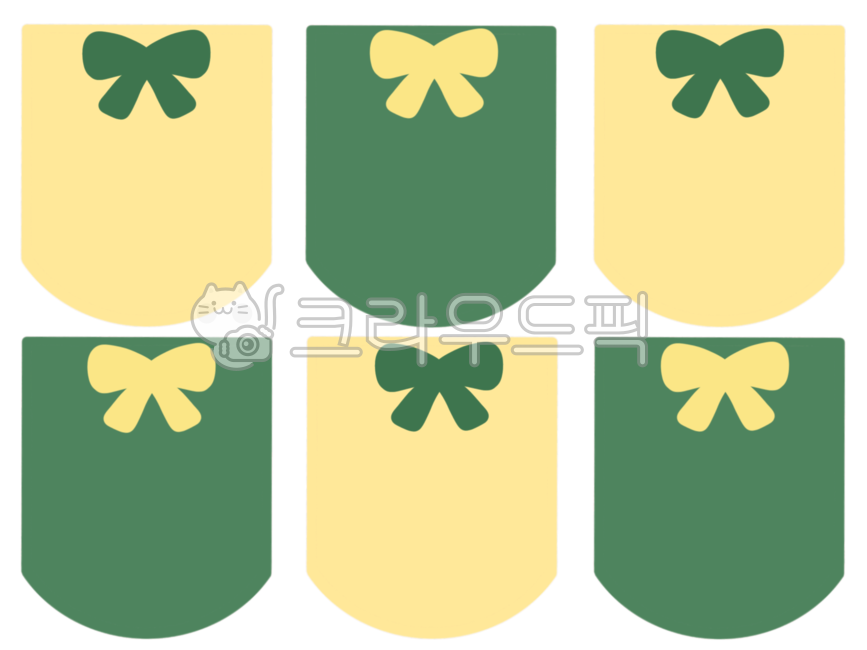 Event Garland,green,Kindergarten event,childrens executor,Day care Center,ribbon,yellow,kindergarden,note paper,green note paper,Garland,event