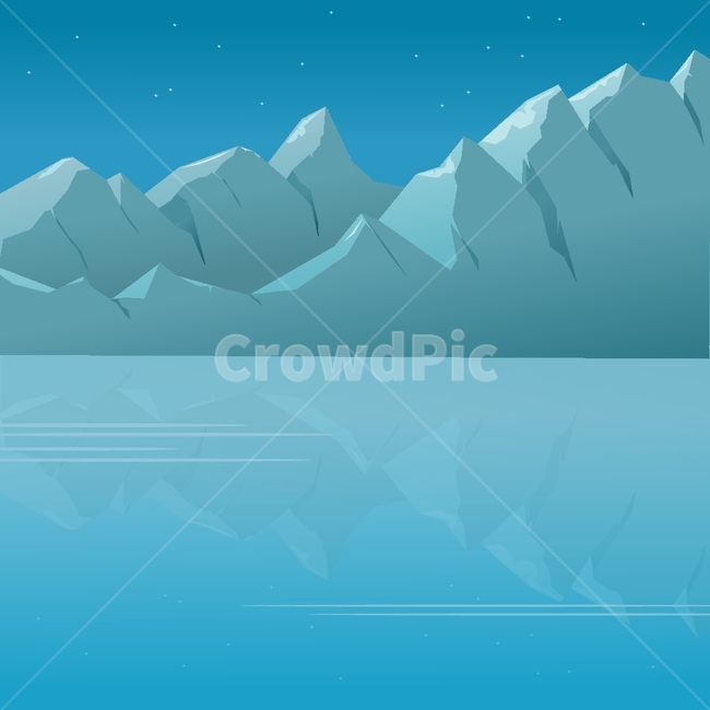 배경,풍경,산,호수,강,밤,자연,일러스트,mountain,nature,background,night,illustration,그래픽,일러스트레이션,graphic,illustration