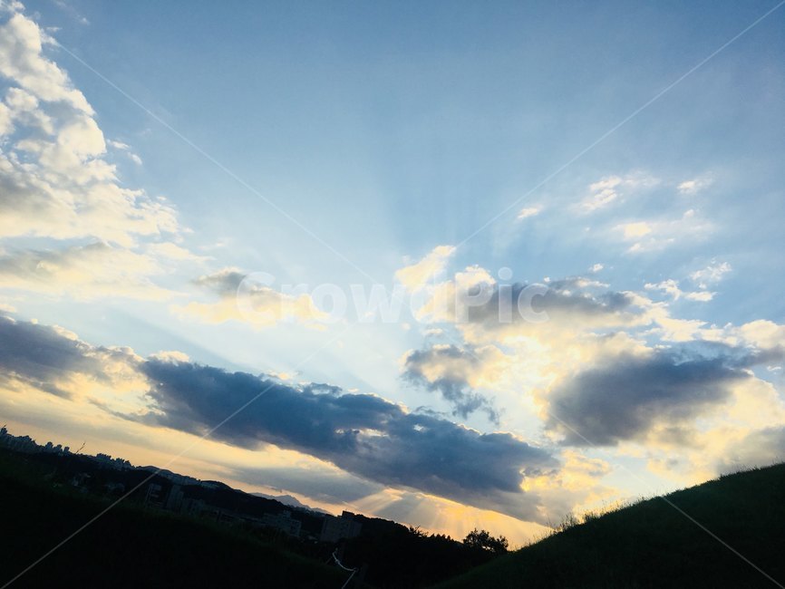 대구일몰,일몰시작,구름,햇살,하늘,자연,풍경,nature,landscape,outdoors,옥외,sky