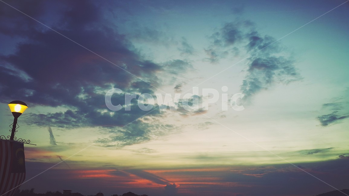 일몰,석양,sunset,구름,노을,하늘,붉은,쓸쓸함,그리움,적적함,말레이시아,코타키나발루,자연,풍경,nature,landscape,outdoors,옥외,sky