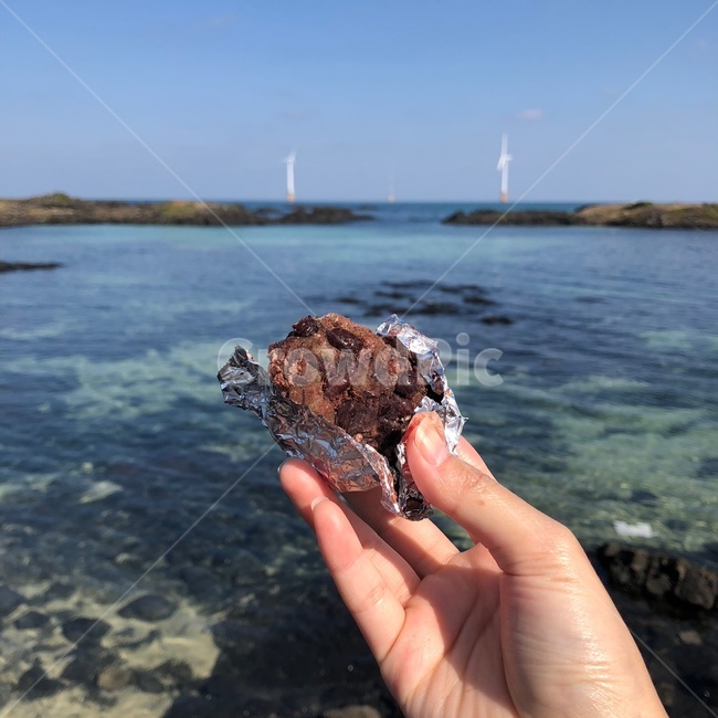 제주도,올레길,오메기떡,제주바다,바다