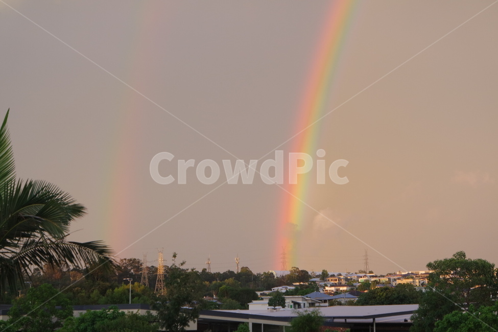 쌍무지개,무지개,감성,비온뒤하늘,rainbow,자연,풍경,nature,landscape,outdoors,옥외,sky,하늘
