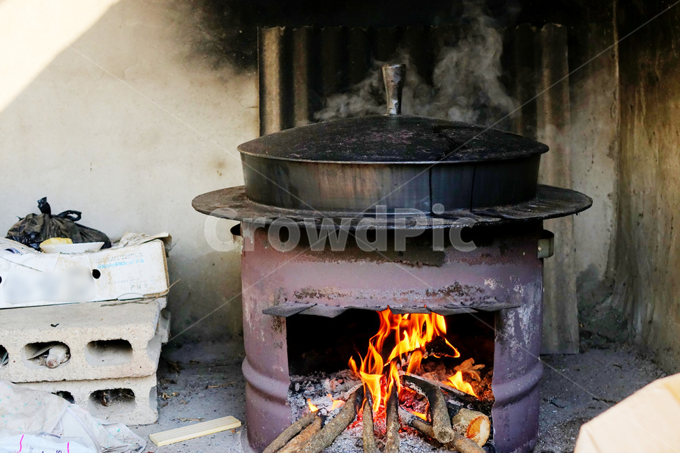 가마솥,장작불,불,fire,hot