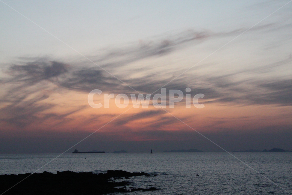 바다,노을,수평선,풍경,봄바다,봄,nature,자연,서해,자연,풍경,nature,landscape