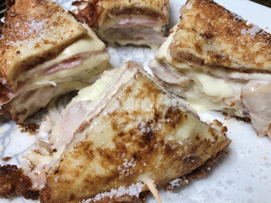 치즈,토스트,cheese,몬테크리스토,햄,샌드위치,음식,food