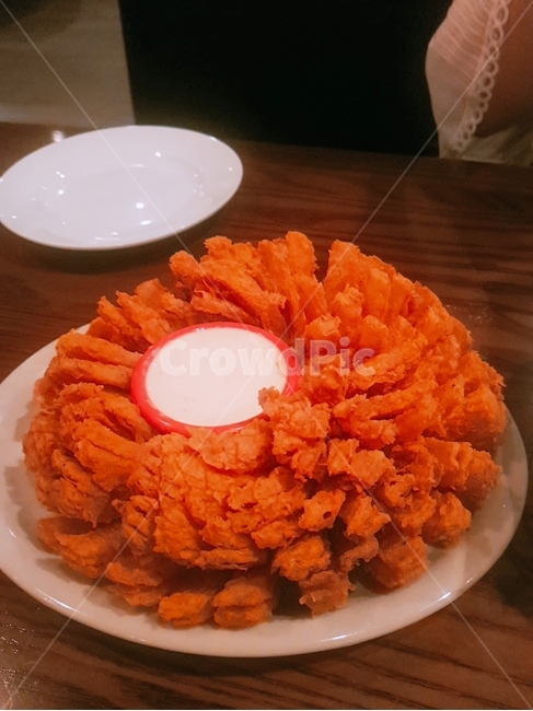 음식,양파,튀김,식당,맛