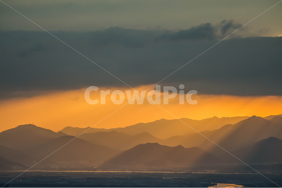 노을,일몰,풍경,자연,산,자연,풍경,nature,landscape,mountain range,산맥,mountain,outdoors,옥외