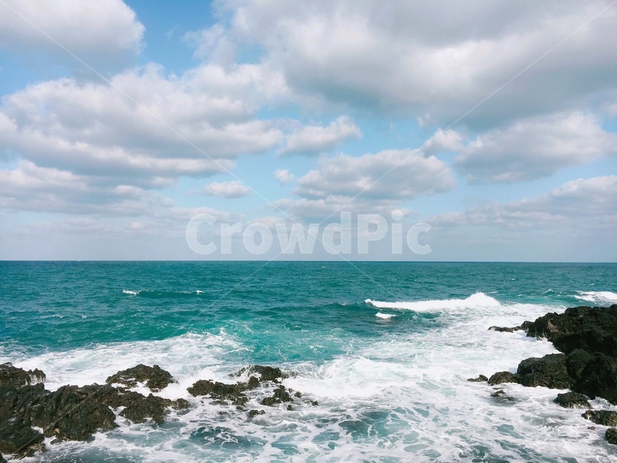 제주도,바다,푸른바다,에메랄드,대한민국