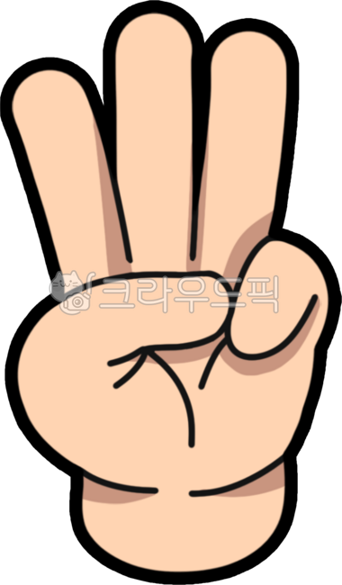 hand,finger,set,3,three