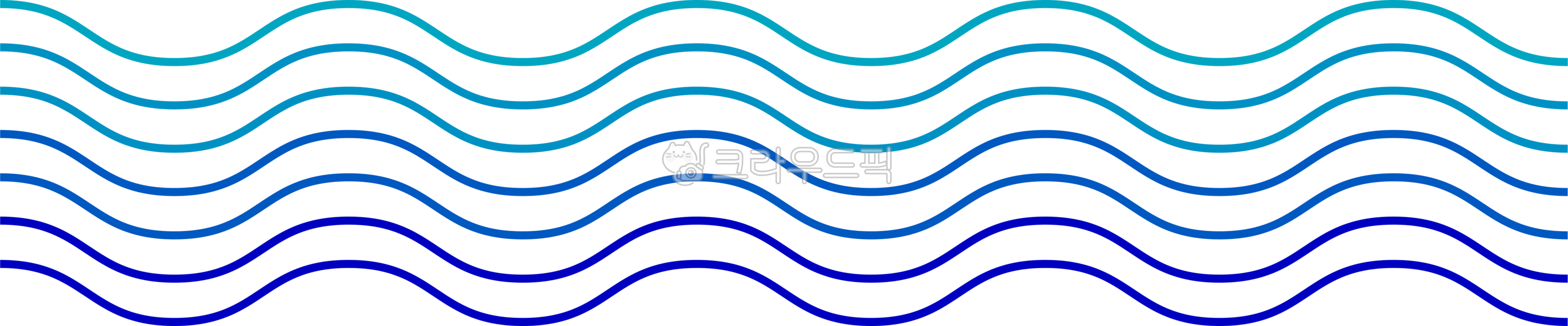바다 물결 선