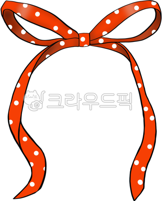 리본, 끈, 일러스트, 일러스트레이션, 도트, 사진,이미지,일러스트,캘리그라피 - milgaru2525작가