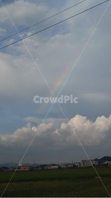 구름,여름,여름하늘,비,무지개,자연,풍경,nature,landscape,outdoors,옥외,sky,하늘