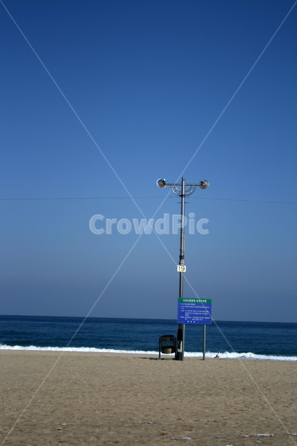 해변,가로등,하늘,모래사장,바다,풍경,해변,바다,beach,sea
