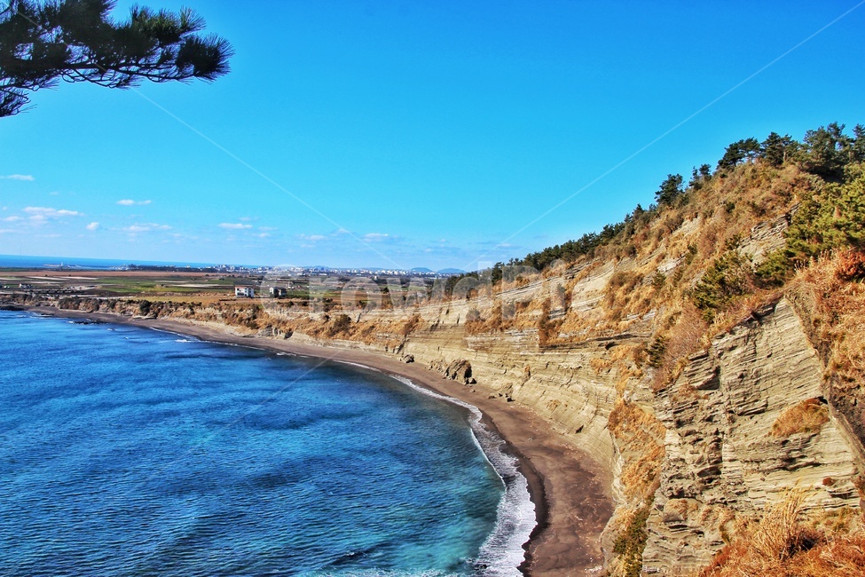 바다,해변,절벽,ocean,제주도,풍경,하늘,sky,korea,한국,여름,바탕,배경,자연,nature,jeju