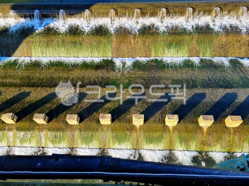 shadow,light,flowing down,stairs,water