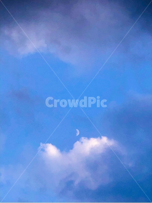 자연,구름,하늘,달,파랑,자연,풍경,nature,landscape,outdoors,옥외,sky