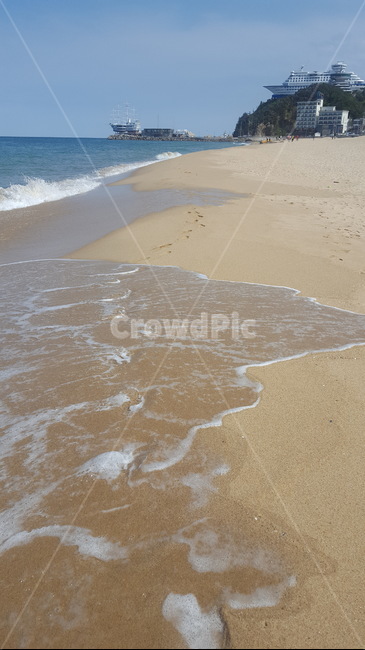 정동진배,바다,정동진,파도,모레,수평선,자연,풍경,nature,landscape,해변,바다,beach,sea,sand,모래,outdoors,옥외,soil,흙