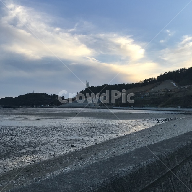 바다,노을,겨울바다,해질녘,road,흙길,도로,asphalt,아스팔트,gravel,자갈,dirtroad,tarmac,타맥,자연,풍경,nature,landscape,dirt road