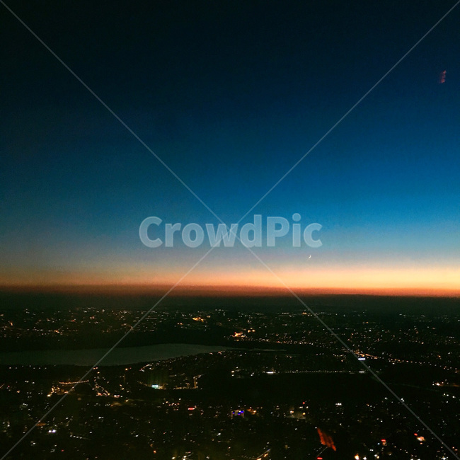 해질녘,황혼,도심,도시,거리,푸른,중심지,city,경치,자연,아날로그,필름,하늘