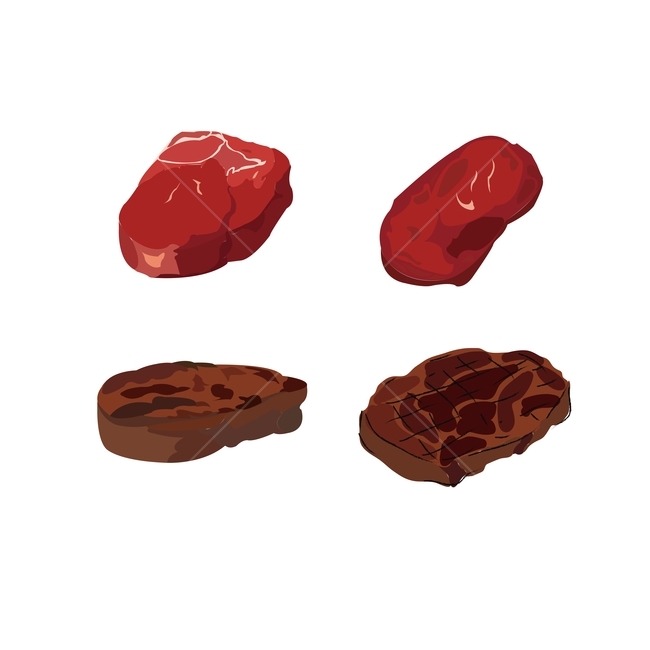 스테이크,생고기,구운고기,meat,생고기일러스트,food,steak,음식,식재료,고기,육,갈색,정육,붉은색,레스토랑,육류,고기,meat,그래픽,일러스트레이션,graphic,illustration