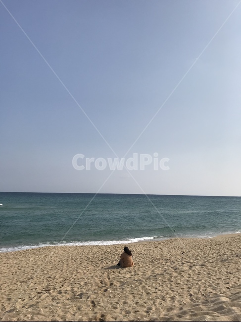 자연,풍경,바다,하늘,고독