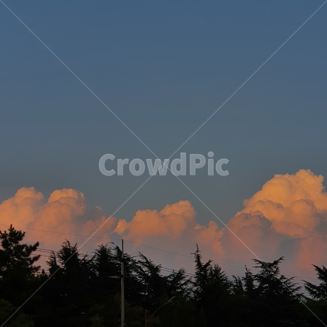 하늘,nature,자연,weather,날씨,cloud,구름,적운,sky,노을,6시,자연,풍경,nature,landscape,outdoors,옥외,cumulus