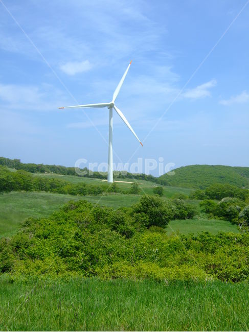 강원도,대관령,산,발전기,풍력,바람,여름,능선,산마루,mountain,windplant,wind,summer,산업,industry,industrial,에너지산업,energy industry,motor,모터,engine,엔진,machine,기계