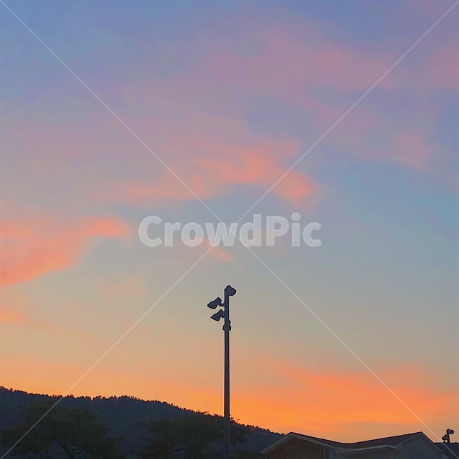 하늘,구름,노을,sky,sunset