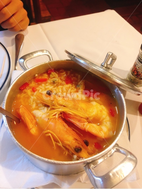 해물밥,새우,포르투갈음식,seafoodrice,shrimp,prawn,protugalfood,food,음식,dish,요리,meal,식사,bowl,사발