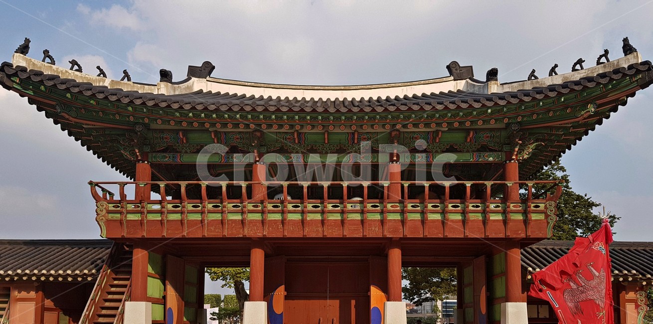 수원,하늘,한옥,건물,화성행궁,오후,한국전통,한국문화,korean traditional,korean culture,건축물,건물외관,exterior,building,structure,architecture,construction