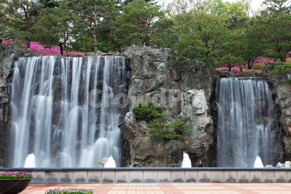 폭포,인공폭포,철죽동산,공원,분수,철쭉,꽃,철쭉꽃,동산,군포,군포시,폭포수,시설,풍경,나무,바위,암벽,돌,배경,백그라운드,식물,조경,조경시설,자연,풍경,nature,landscape,water,물,river,강,outdoors,옥외,waterfall