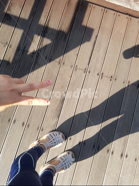 그림자,브이,운동,햇빛,전망대