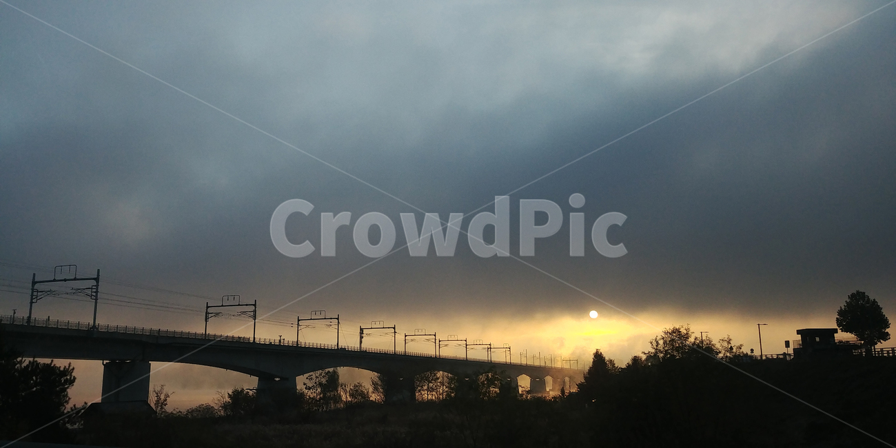 물안개,안개,물의정원,남양주,일출,아침,자연,풍경,nature,landscape,bridge,다리,building,건물