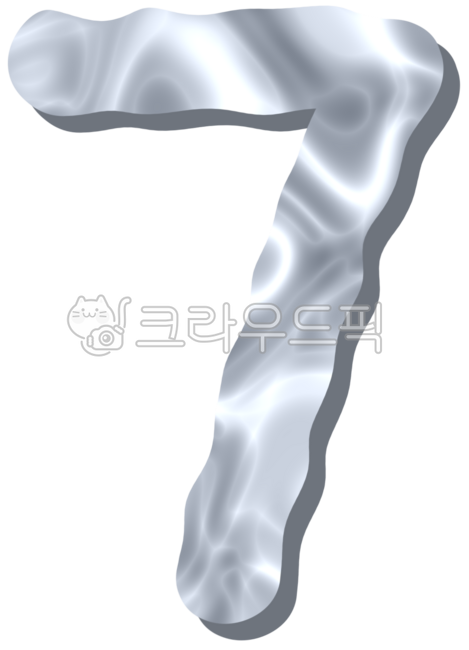 물결, 실버, 유동적, 곡선, 숫자, 사진,이미지,일러스트,캘리그라피 - 3unvs작가