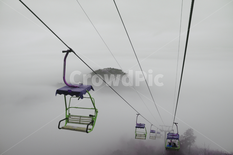 중국,외국,계림,안개,케이블,cablecar,흑백,모노톤,monochrome,black and white,교통,교통수단,traffic,transportation