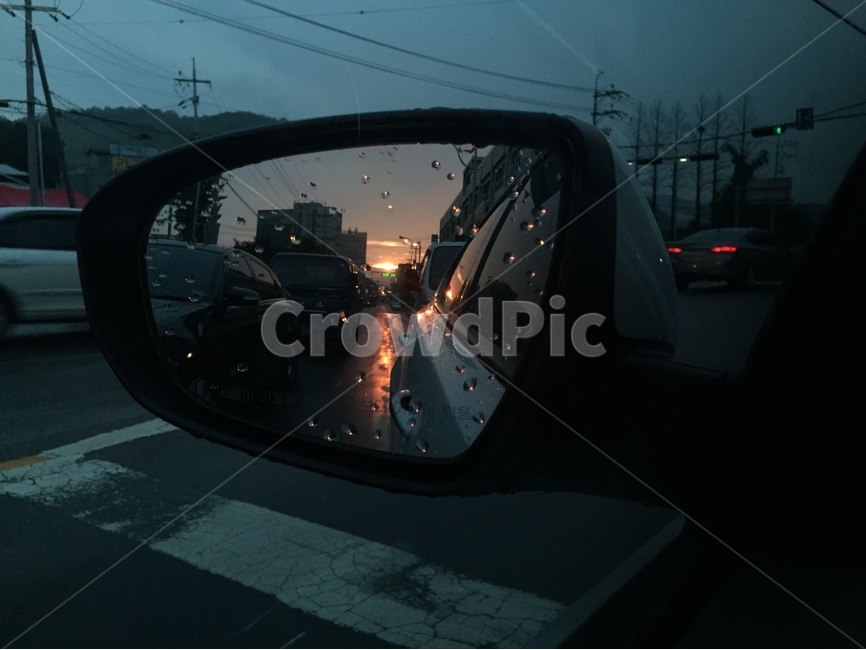 비,비오는날,차,노을,해질녁,반영,비,비오는날,rain,rainy,교통,교통수단,traffic,transportation,car,vehicle,차량,automobile,자동차