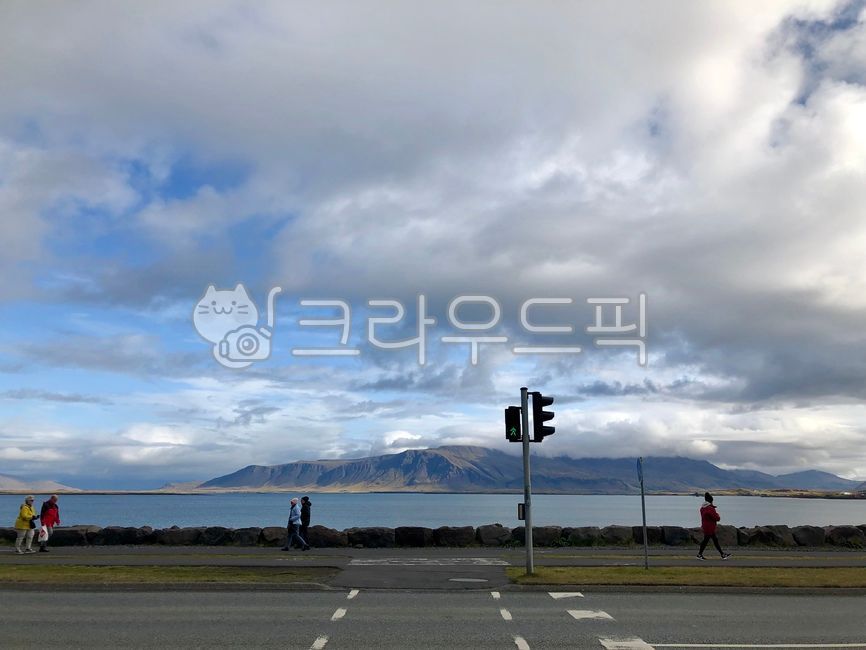 Reykjavik,mountain,view,iceland,North Europe,river,europe,Iceland