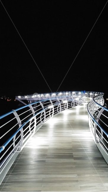 부산,송도,구름다리,풍경,다리,야경,밤,풍경,nightscape,night,landscape,railing,난간,handrail,banister,building,건물