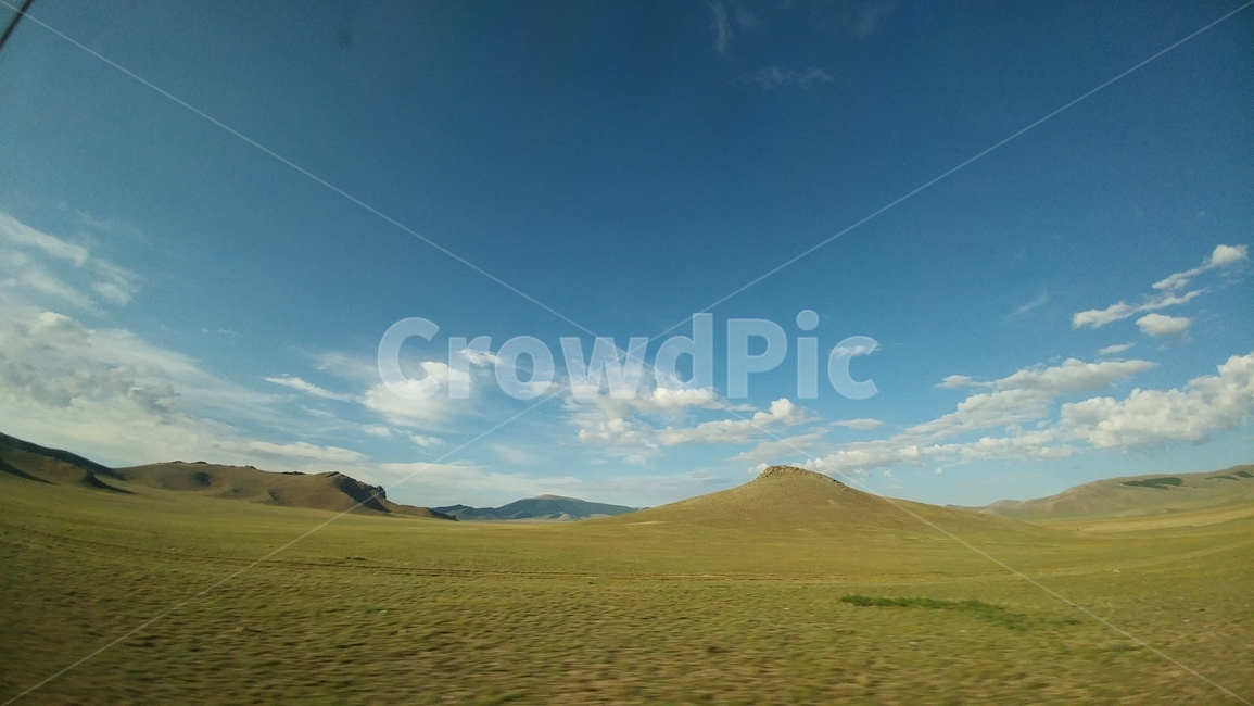 몽골,초원,하늘,들판,들,목초지,초지,outdoors,nature,자연,흙,soil,풍경