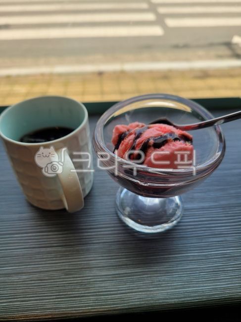 디저트,아이스크림,블랙커피,아이스아메리카노,커피